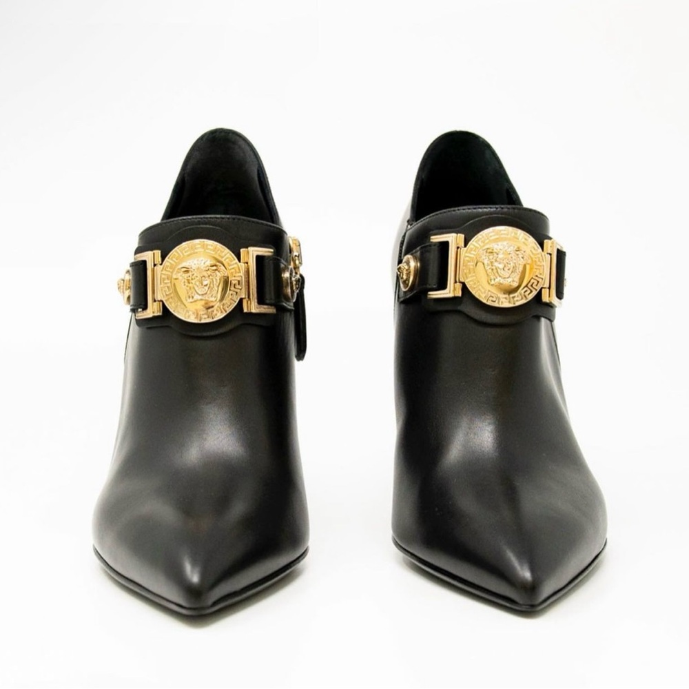 Versace Medusa ankle booties size 36
